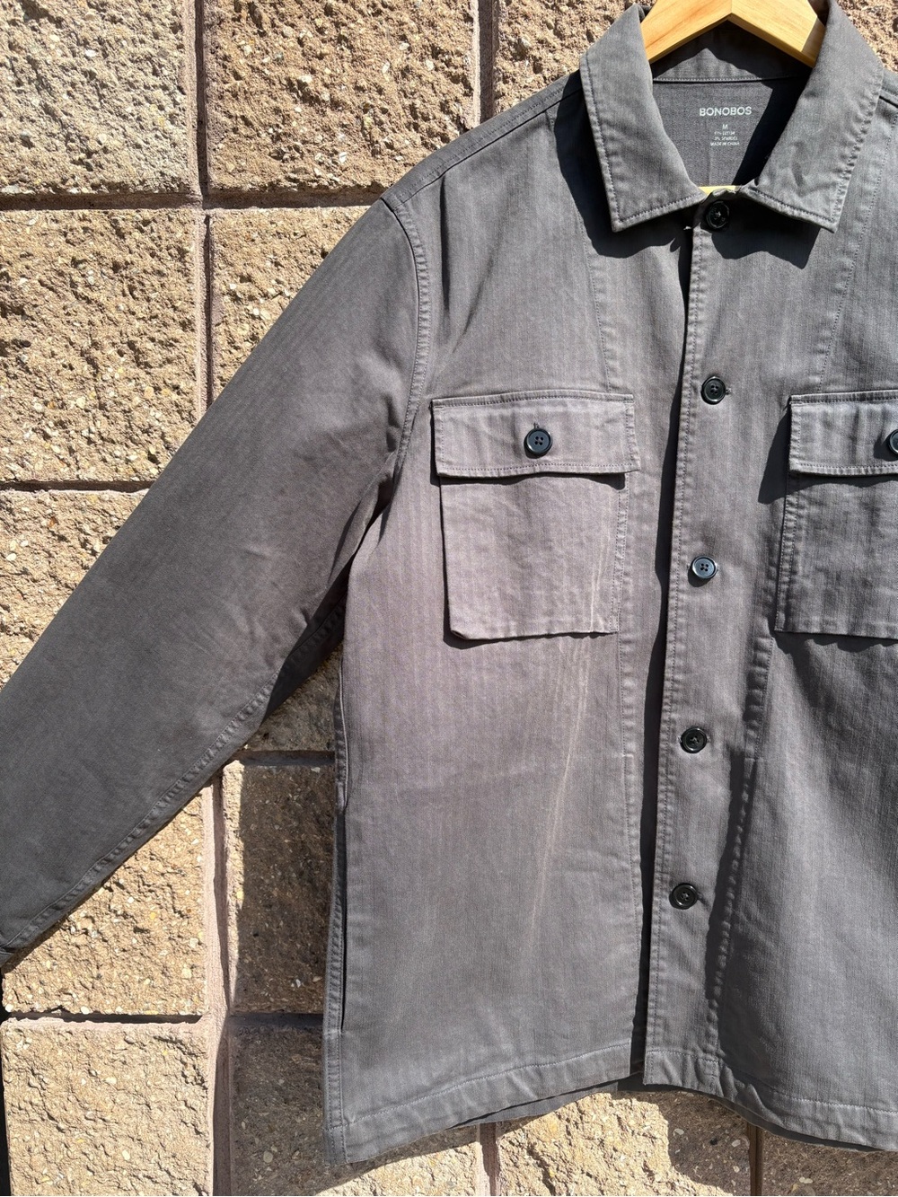 Bonobos Men's Charcoal Gray Utility Jacket - Picture 4 of 12
